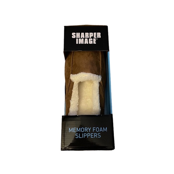 BNIB Unisex Memory Foam Slippers by Sharper Image - Picture 3 of 8